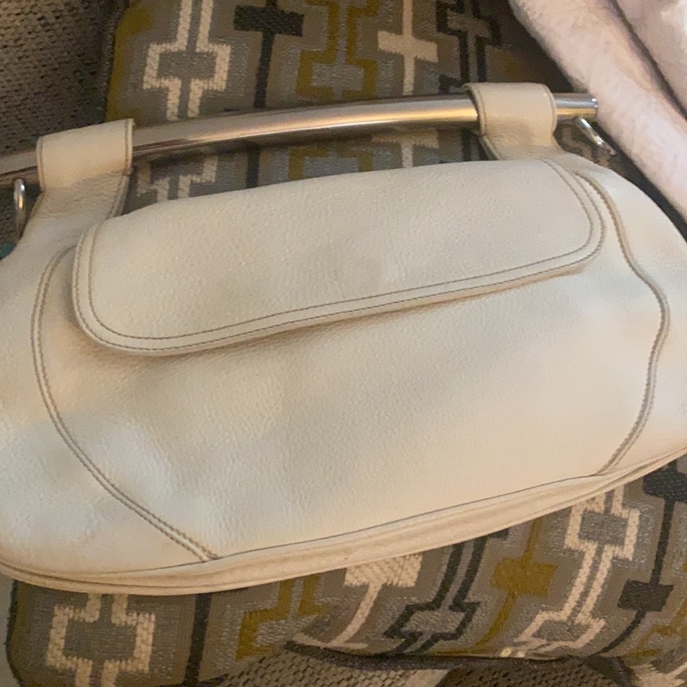 Vintage bar handle Prada clutch